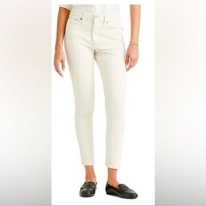 LRL Lauren Ralph Lauren Modern Straight Ankle Beige ivory jeans size 4